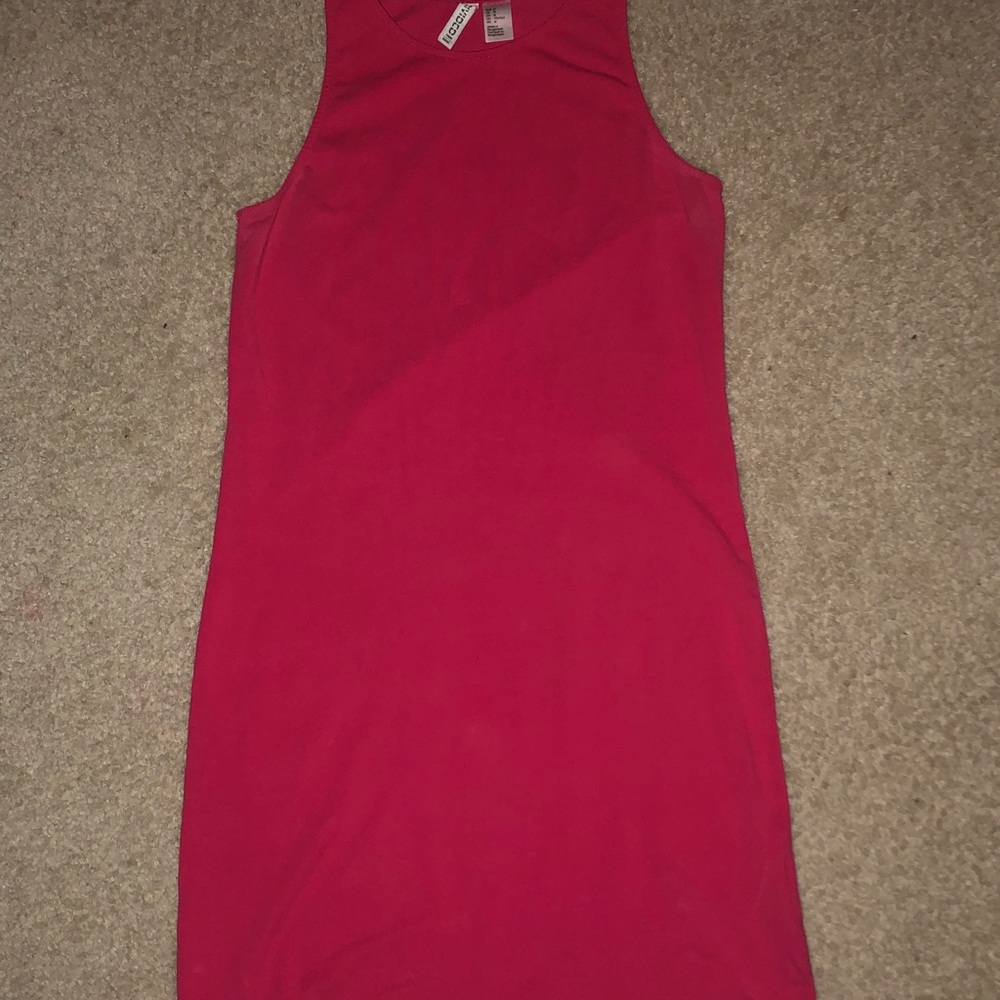 Pink short dress